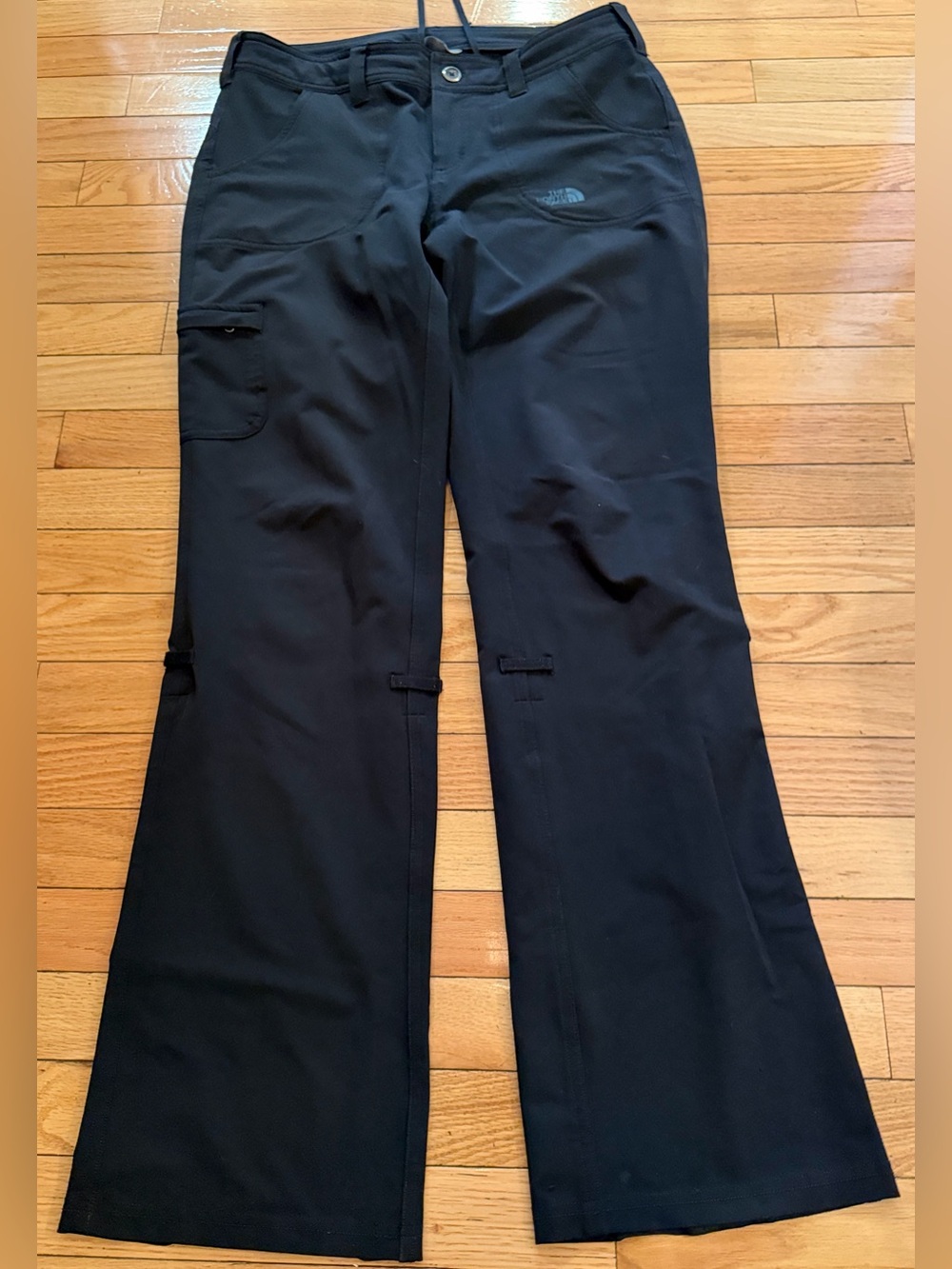 The North Face Black Convertible Roll Tab Hiking Pants Women 4